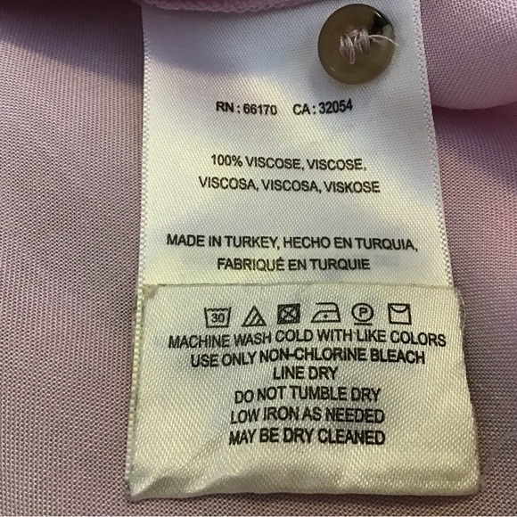 Pale pink blouse, small, Maeve by ANTHROPOLOGY, long sleeve with roll-up tab - Picture 6 of 12